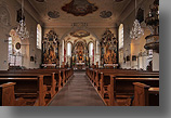 Interieur kerk Sankt M�rgen, Z.-Duitsland