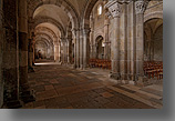 De basiliek van V�zelay in Bourgondi� (1185) staat op de werelderfgoedlijst van de Unesco.