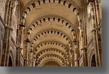 De basiliek van V�zelay in Bourgondi� (1185) staat op de werelderfgoedlijst van de Unesco.