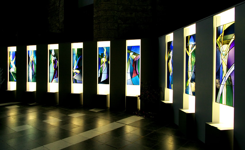 Expositie Ingrid Meyvaert:  Scherven van licht, Gent