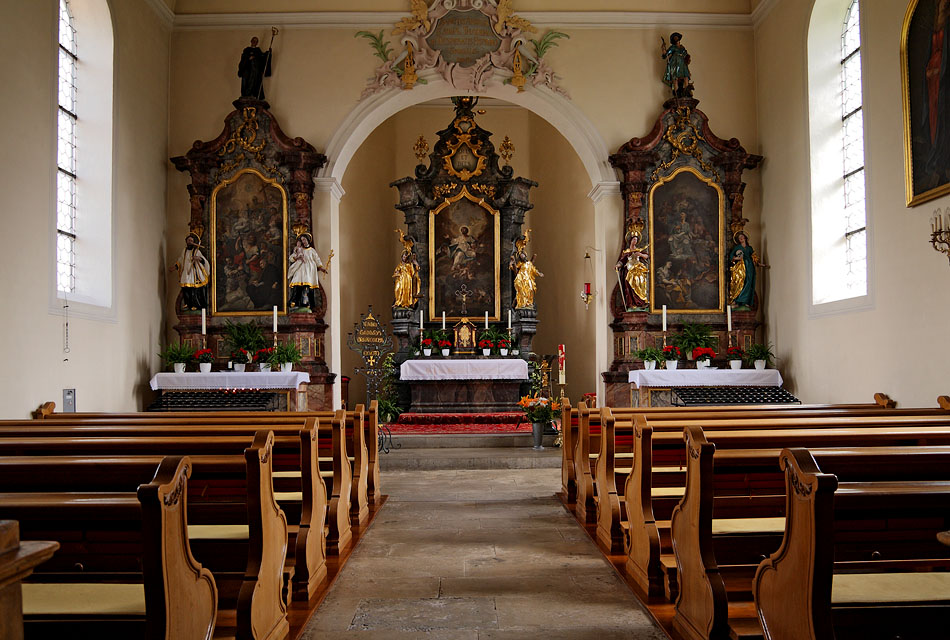 Interieur Kapel Sankt M�rgen, Z.-Duitsland