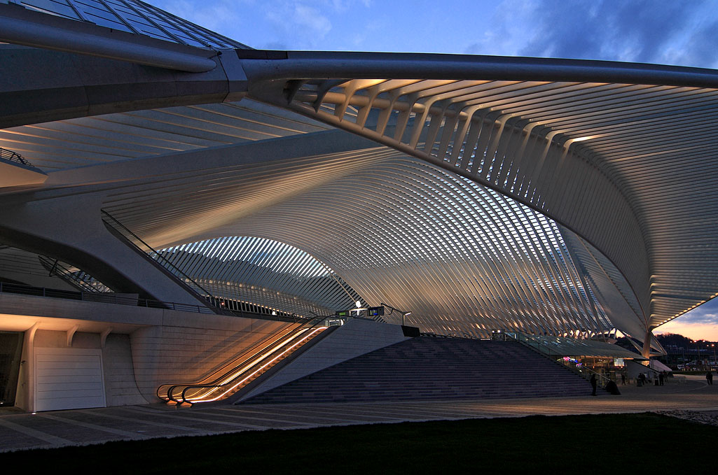 Station Guillemins, Luik. Architect Santiago Calatrava
