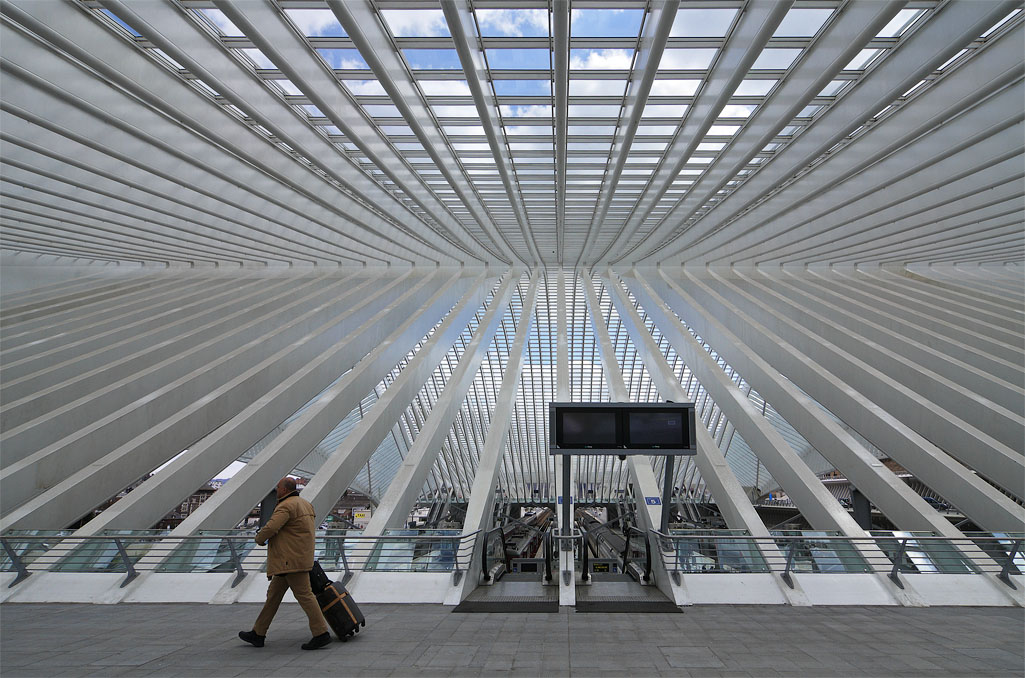 Station Guillemins, Luik. Architect Santiago Calatrava