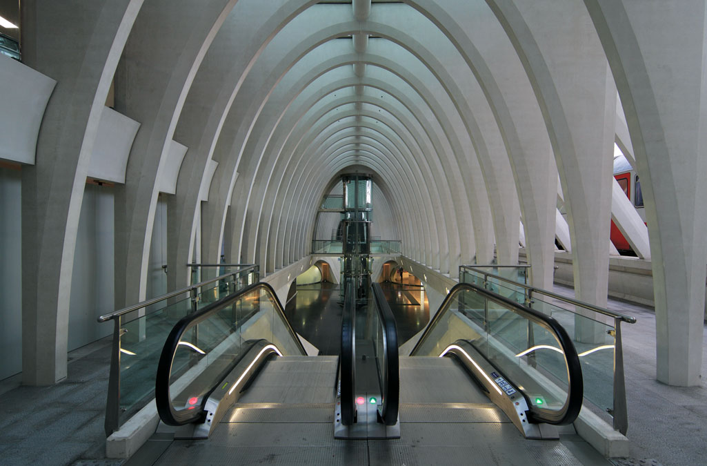 Station Guillemins, Luik. Architect Santiago Calatrava