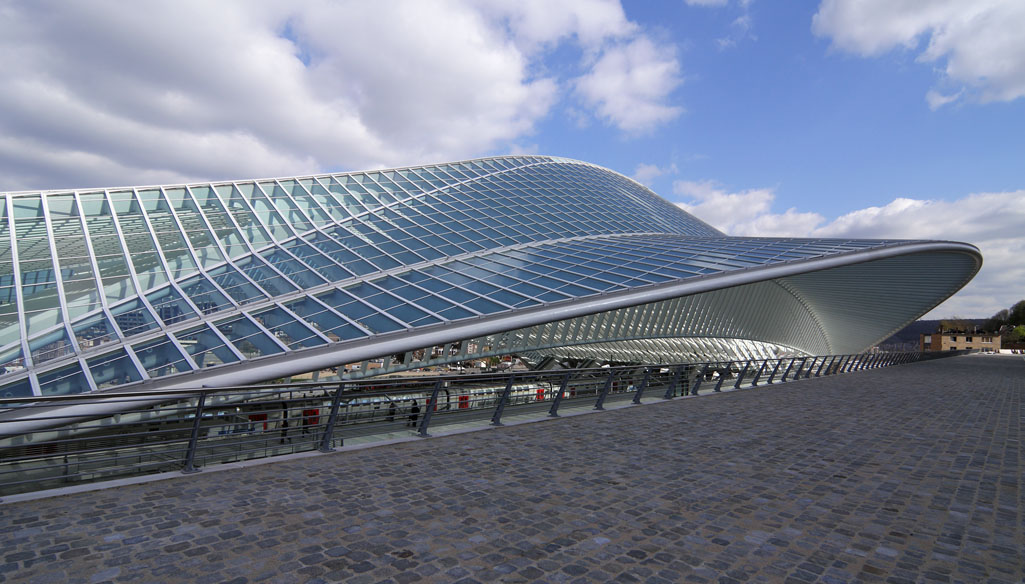 Station Guillemins, Luik. Architect Santiago Calatrava
