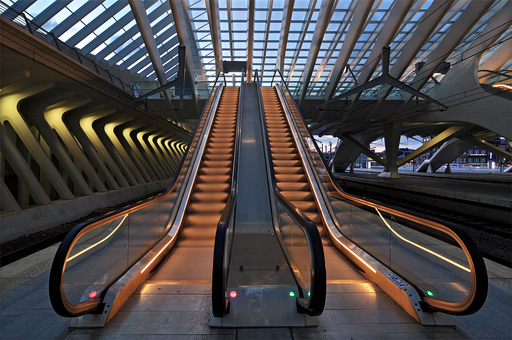 Station Guillemins, Luik. Architect Santiago Calatrava