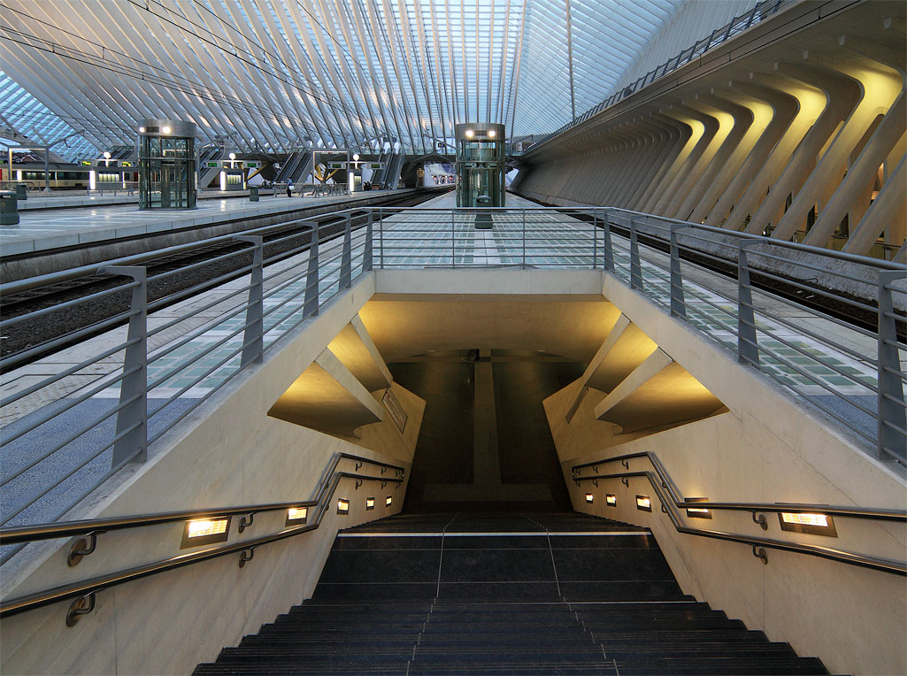 Station Guillemins, Luik. Architect Santiago Calatrava