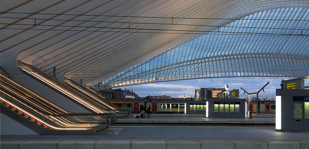 Station Guillemins, Luik. Architect Santiago Calatrava