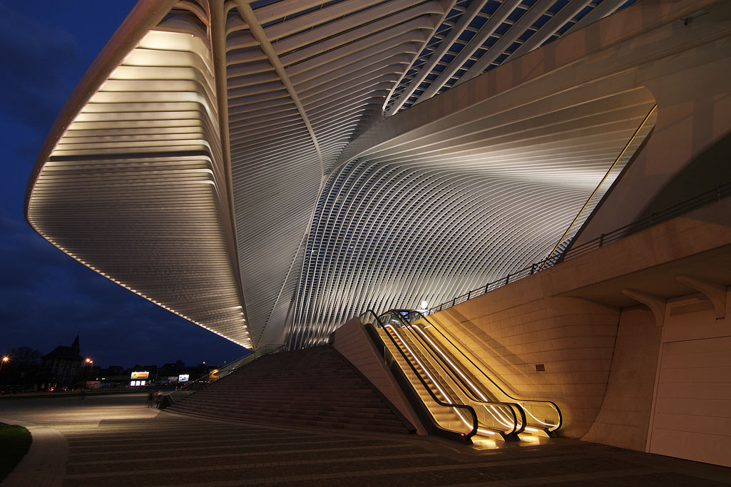 Station Guillemins, Luik. Architect Santiago Calatrava