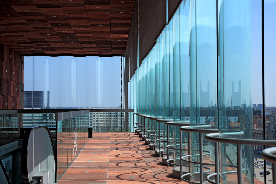 Museum aan de Stroom (Mas) in Antwerpen. Architecten: Neutelings en Riedijk