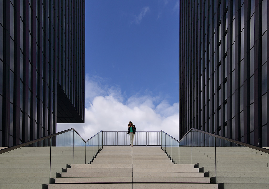 Even een kamer reserveren in het Hyatt-Hotel in D�sseldorf � � 400,- p.n.