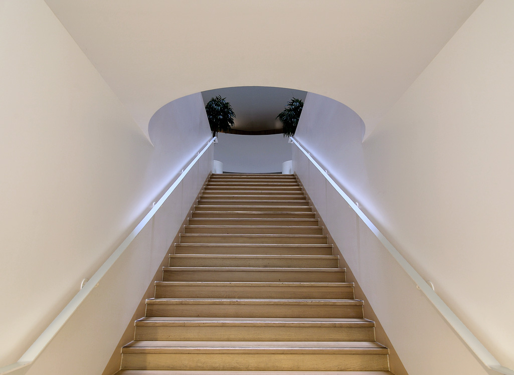 Atrium in een appartementencomplex in Enschede