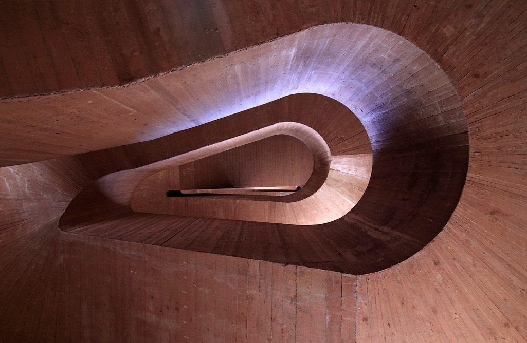 Trappenhuis in het K�ppersm�hle Museum in Duisburg