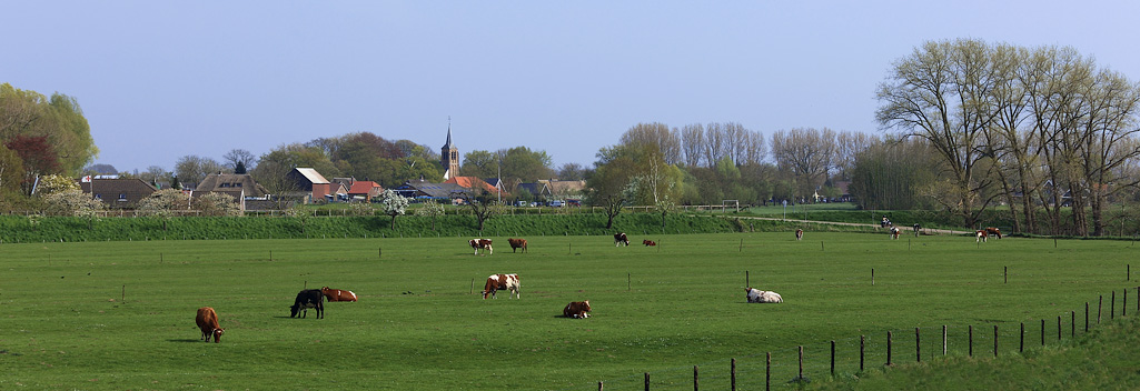 Het dorpje Beesd aan de Linge