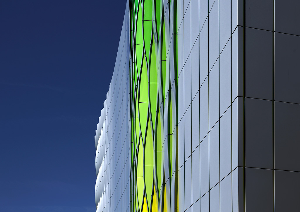 Geveldetail Universitair Medisch Centrum in Groningen